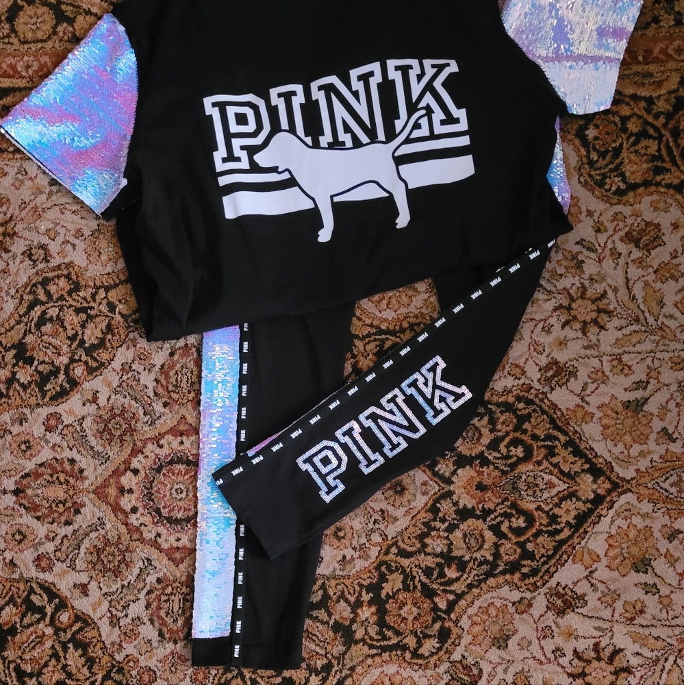 Nwot htf vs pink FLIP bling mermaid set
